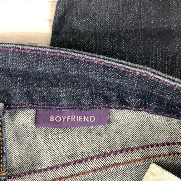 NYDJ “BOYFRIEND” Straight leg blue jeans size 8 - Picture 5 of 16